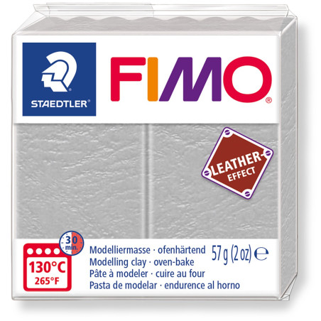 Fimo Leather grigio 809