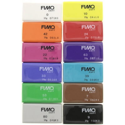 FIMO Soft set 12 panetti di 25g 
