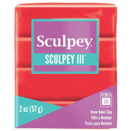sculpey red hot