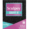 Sculpey III black glitter