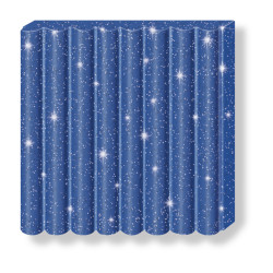 Fimo Effect Blu Glitter 302