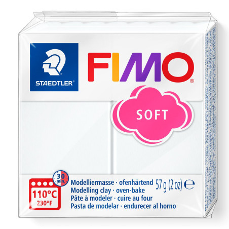 Fimo Soft Bianco  8020-0 | Pasta Modellabile 57gr | BestClay