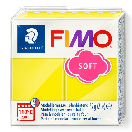 Fimo Soft Giallo Limone 8020-10 | pasta Polimerica 57gr | BestClay