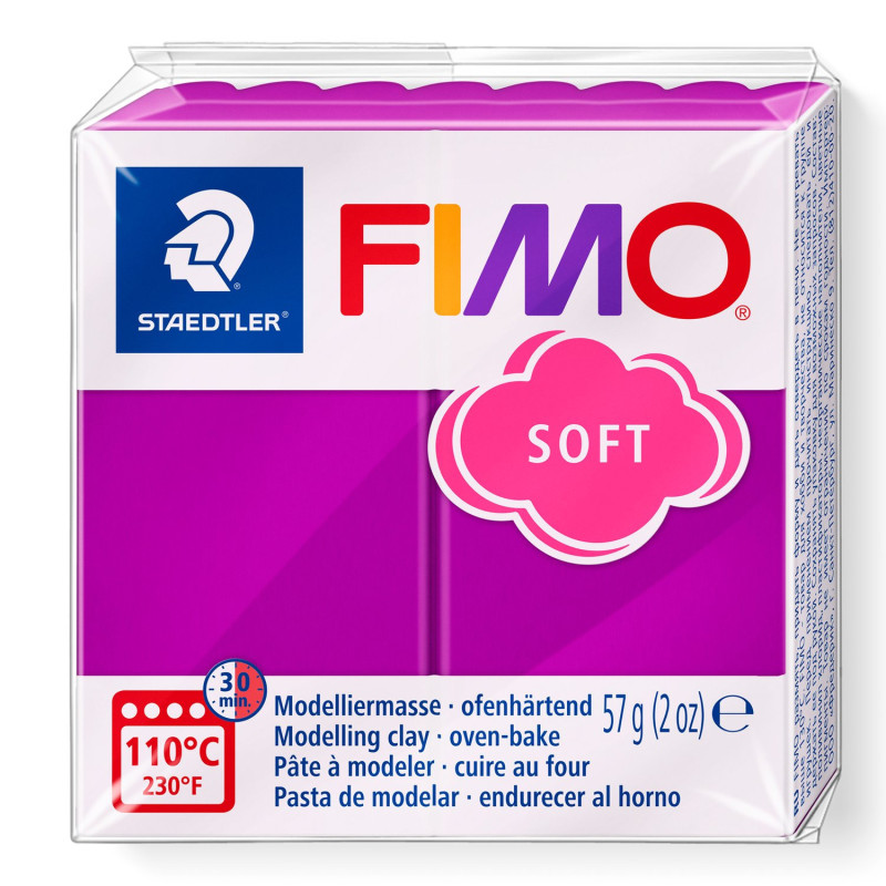 Fimo Soft Viola Porpora 8020-61 | Pasta Modellabile 57gr | BestClay