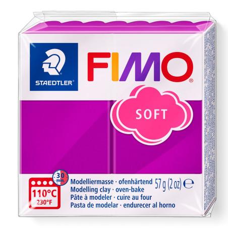 Fimo Soft Viola Porpora 8020-61 | Pasta Modellabile 57gr | BestClay