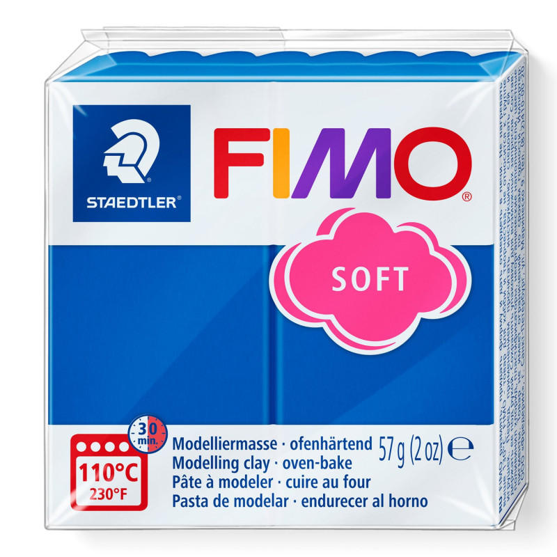 Fimo Soft Blu pacifico 8020-37 | Pasta morbida 57gr | BestClay