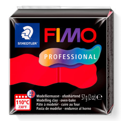 FIMO PROF. 57 gr. 200 ROSSO PURO
