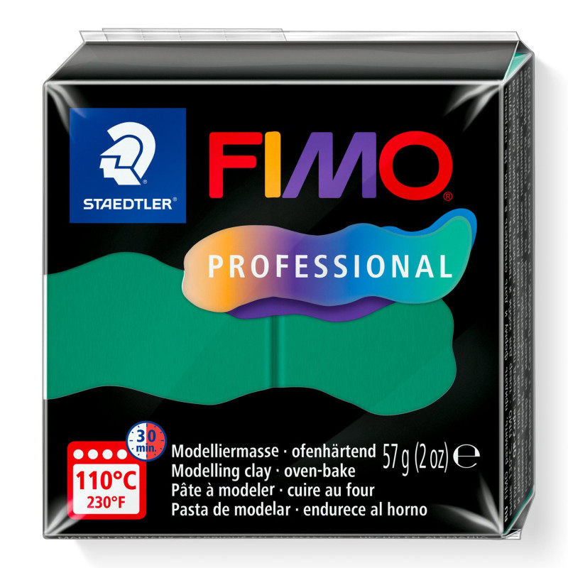 FIMO PROF. 57 gr. 500 VERDE PURO